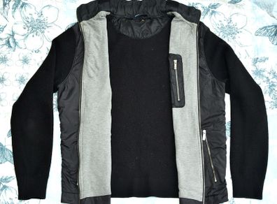 Luxury Leisurewear Zip-up cardigan Zegna Sport Men's Black Sweatshirt