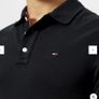 Tommy Hilfiger Slim Fit Black Polo Shirt Size XL Image 3