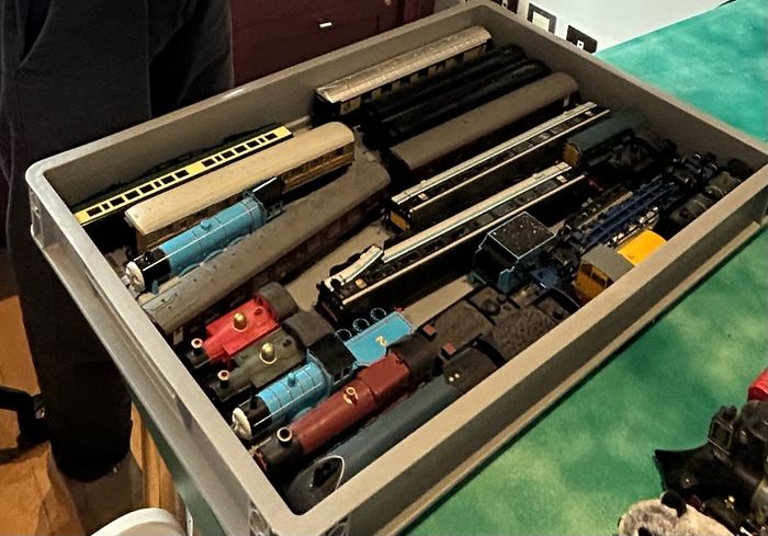 Hornby and Bachmann trains, track and controller
