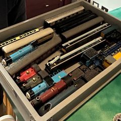 Hornby and Bachmann trains, track and controller
