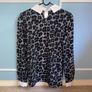 Cheetah Print Wool Top Image 2