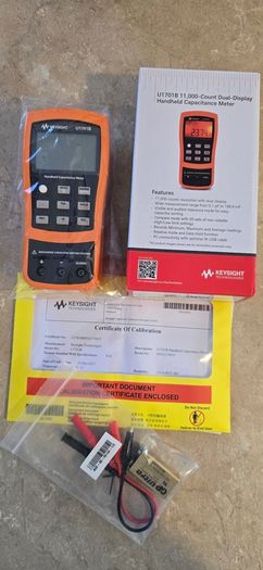 New Keysight U1701B capacitance meter