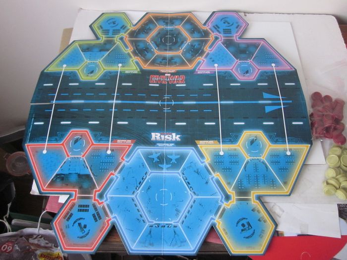 Risk Captain America Civil War Board Game.