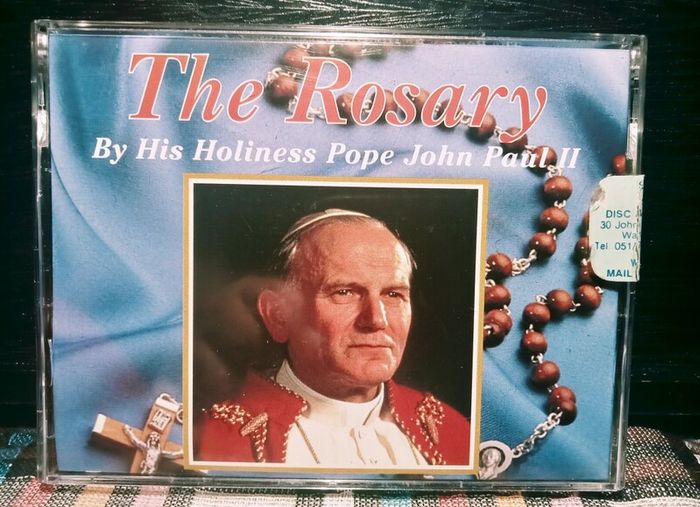 1994. The Rosary. By His Holiness Pope John Paul II. Cassette Tapes  Box.