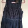 Bridesmaid Dresses Navy X 2 One Dress Size 12 and One Dress Size 14 Image 3