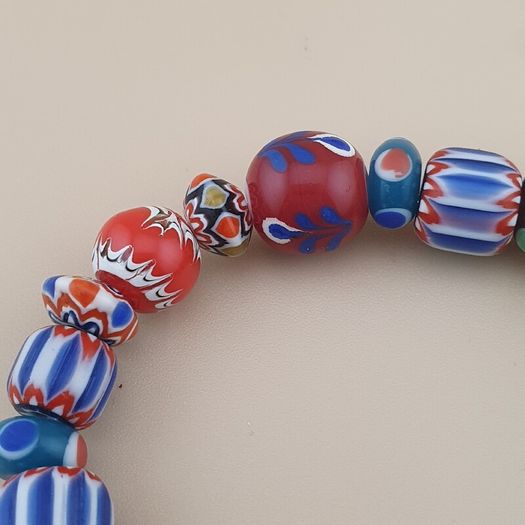 Vintage Venetian Stylr Mix Glass Beads Bracelet