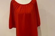 Carolyn Donnelly size 14 orange viscose mix top