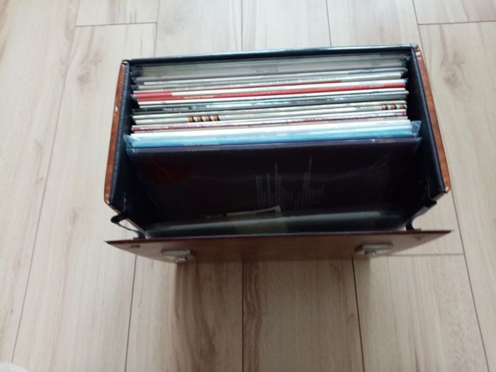 Vintage/Classic Record Collection (some Irish artists) of 24 with brown carrycase