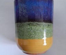 POT - Small Glazed  - Blue - Green - Yellow