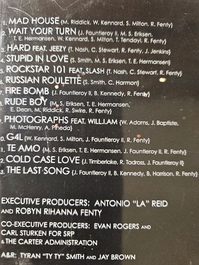 Rihanna. Rated R.