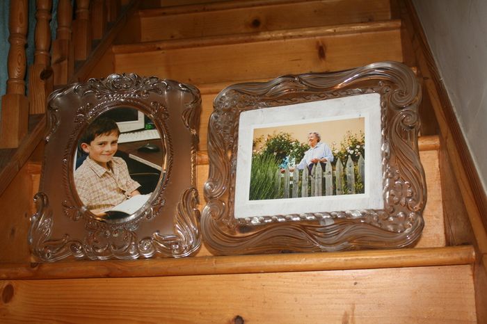 Vintage Mikasa crystal clear , frosted glass frames or trays