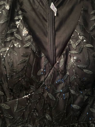 Shein black sparkle dress