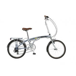 20" Wheel Viking Park Lane 7 Speed Alloy Folder, Silver