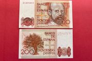 Spain  200  Pesetas  1980  Pick. 156a  ( Uncirculated )