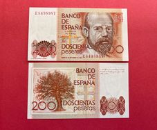 Spain  200  Pesetas  1980  Pick. 156a  ( Uncirculated )