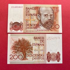 Spain  200  Pesetas  1980  Pick. 156a  ( Uncirculated )