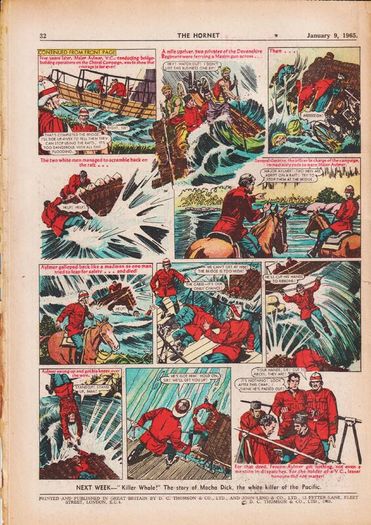 Hornet #70 Jan 9th 1965 Dc Thomson Comic