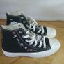 Converse Chuck Taylor All Star Hi Embroidered Floral Black Pink Purple Sole UK | Ire 4 Euro 36.5 Image 3
