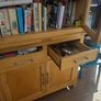 oak cabinet / dresser / display unit / book shelf Image 3