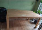 solid wooden table