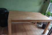 solid wooden table