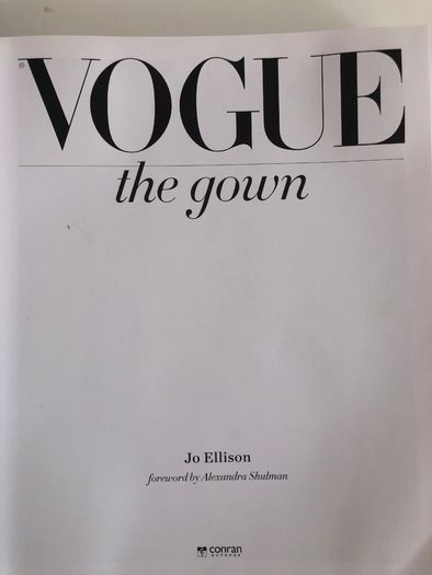 Vogue The Gown - Fashion Photography Book