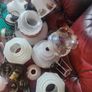 victorian oil laml shades . galleries.  burners etc Image 7