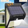 140LED Solar Security Lights Outdoor, Litogo Solar Motion Sensor Lights 270 Degree Wide Angle Waterproof Solar Powered Durable Wall Lights Outside 3 Modes for Garden Fence Door Yard Garage Pathway Pack Of 4(FREE POSTAGE) Image 4
