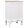 Drawer Cabinet White 50x30x80 cm Wood Image 5