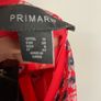 Beautiful floral red blouse size 10 Image 6