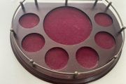 Vintage mahogany decanter tray Waterford crystal