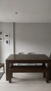 Table with bench and 4 chairs