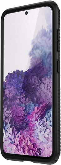 Samsung Galaxy S20 Case, Speck Products Presidio Grip, Black/Black (136313-1050)