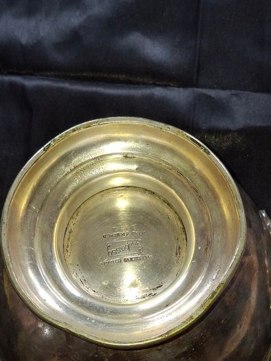 Rare Antique Silver-Plated Pedestal Bowl engraved branding for the Savoy Cinema Dublin manufactured by Gladwin Ltd in Sheffield
