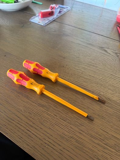 VDE flathead Screwdriver Wera