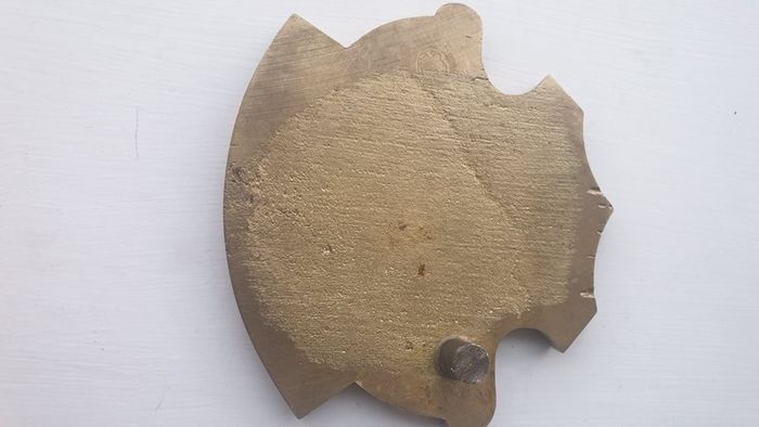 Antique Everton Football Club Shield Logo Solid Cast Brass RARE