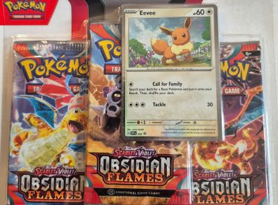 Pokemon obsidian flames Eevee promo blister