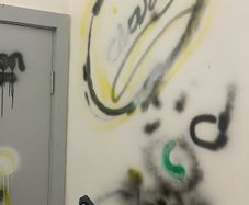 Room for graffiti artist to spray
