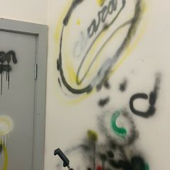 Room for graffiti artist to spray