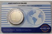 Finland 2 Euro Base Metals Brilliant Uncirculated Coin 2025 - Diplomacy and Foreign Policy