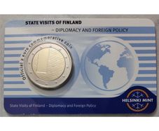 Finland 2 Euro Base Metals Brilliant Uncirculated Coin 2025 - Diplomacy and Foreign Policy
