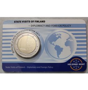 Finland 2 Euro Base Metals Brilliant Uncirculated Coin 2025 - Diplomacy and Foreign Policy