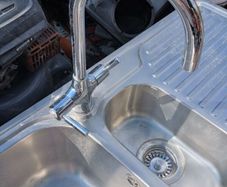 sink and  mixer tap