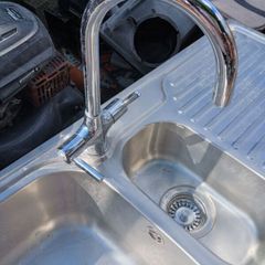 sink and  mixer tap