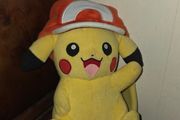 Tomy Pikachu with Ash's Hat Plush