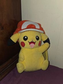 Tomy Pikachu with Ash's Hat Plush