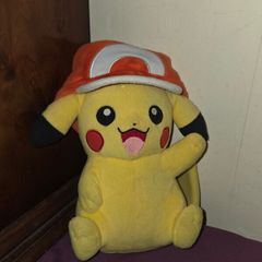 Tomy Pikachu with Ash's Hat Plush