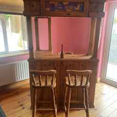 Mini Bar and 3 stools