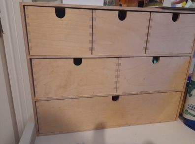 IKEA Wooden Drawer Unit