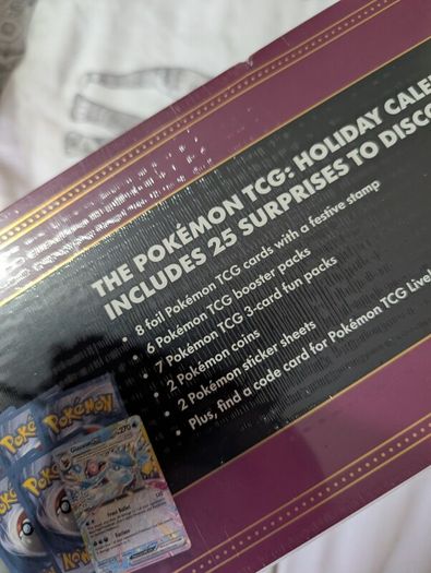 Rare sealed pokemon calander